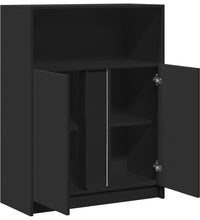 LED-Sideboard Schwarz 77x34x100 cm Holzwerkstoff