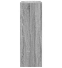 LED-Sideboard Grau Sonoma 77x34x100 cm Holzwerkstoff