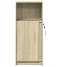 LED-Sideboard Sonoma-Eiche 42,5x34x100 cm Holzwerkstoff