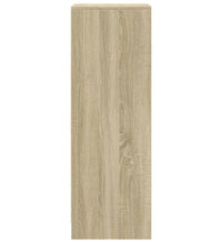 LED-Sideboard Sonoma-Eiche 42,5x34x100 cm Holzwerkstoff