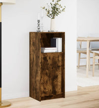 LED-Sideboard Räuchereiche 42,5x34x100 cm Holzwerkstoff