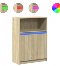 Sideboard mit LED Sonoma-Eiche 72x34x100 cm Holzwerkstoff