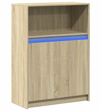 Sideboard mit LED Sonoma-Eiche 72x34x100 cm Holzwerkstoff