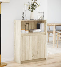 Sideboard mit LED Sonoma-Eiche 72x34x100 cm Holzwerkstoff