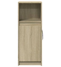 LED-Sideboard Sonoma-Eiche 38x34x100 cm Holzwerkstoff