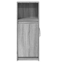 LED-Sideboard Grau Sonoma 38x34x100 cm Holzwerkstoff