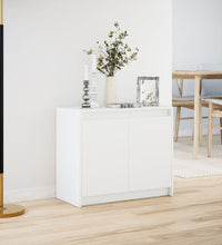 LED-Sideboard Weiß 72x34x61 cm Holzwerkstoff