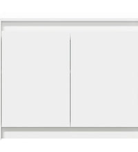 LED-Sideboard Weiß 72x34x61 cm Holzwerkstoff