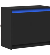 LED-Sideboard Schwarz 72x34x61 cm Holzwerkstoff