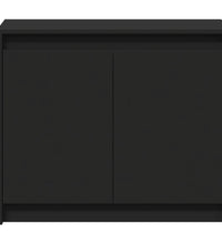 LED-Sideboard Schwarz 72x34x61 cm Holzwerkstoff