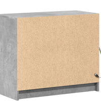 LED-Sideboard Betongrau 72x34x61 cm Holzwerkstoff