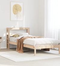 Massivholzbett ohne Matratze 100x200 cm Kiefernholz