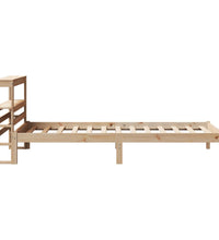 Massivholzbett ohne Matratze 100x200 cm Kiefernholz