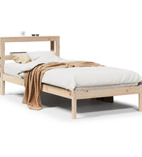 Massivholzbett ohne Matratze 100x200 cm Kiefernholz
