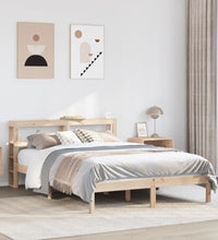 Massivholzbett ohne Matratze 140x200 cm Kiefernholz