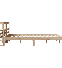 Massivholzbett ohne Matratze 140x200 cm Kiefernholz