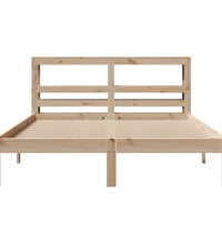 Massivholzbett ohne Matratze 160x200 cm Kiefernholz