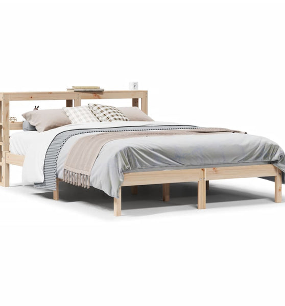 Massivholzbett ohne Matratze 160x200 cm Kiefernholz