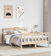 Massivholzbett ohne Matratze 140x200 cm Kiefernholz