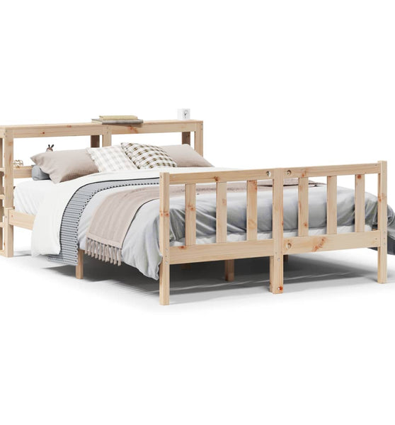 Massivholzbett ohne Matratze 140x200 cm Kiefernholz