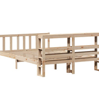 Massivholzbett ohne Matratze 150x200 cm Kiefernholz