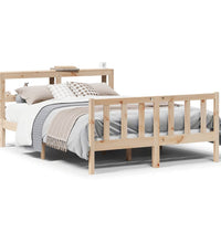 Massivholzbett ohne Matratze 150x200 cm Kiefernholz