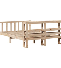 Massivholzbett ohne Matratze 160x200 cm Kiefernholz