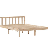 Massivholzbett ohne Matratze 160x200 cm Kiefernholz