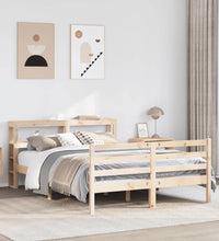 Massivholzbett ohne Matratze 140x190 cm Kiefernholz