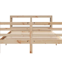 Massivholzbett ohne Matratze 140x190 cm Kiefernholz