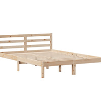 Massivholzbett ohne Matratze 140x190 cm Kiefernholz