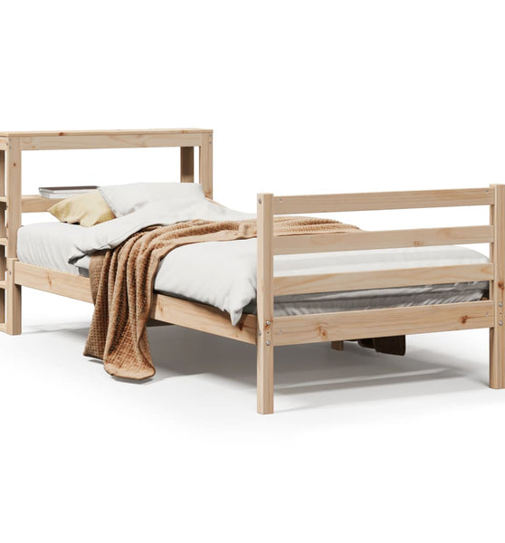 Massivholzbett ohne Matratze 100x200 cm Kiefernholz