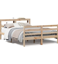 Massivholzbett ohne Matratze 140x200 cm Kiefernholz