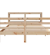 Massivholzbett ohne Matratze 160x200 cm Kiefernholz