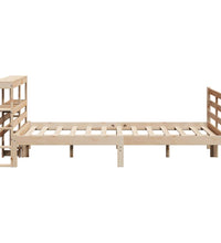 Massivholzbett ohne Matratze 160x200 cm Kiefernholz