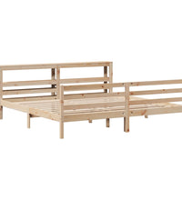 Massivholzbett ohne Matratze 180x200 Kiefernholz