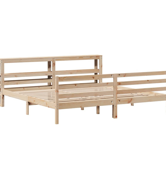 Massivholzbett ohne Matratze 180x200 Kiefernholz