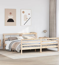 Massivholzbett ohne Matratze 180x200 Kiefernholz