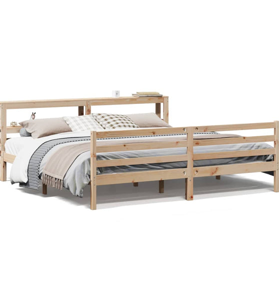 Massivholzbett ohne Matratze 180x200 Kiefernholz