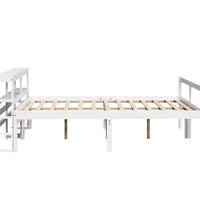 Seniorenbett mit Kopfteil ohne Matratze Weiß 150x200 cm