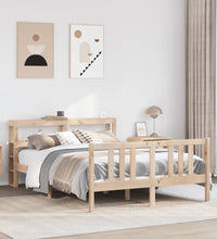 Bettgestell mit Kopfteil ohne Matratze 150x200 cm