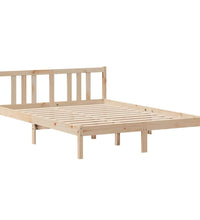 Bettgestell mit Kopfteil ohne Matratze 150x200 cm