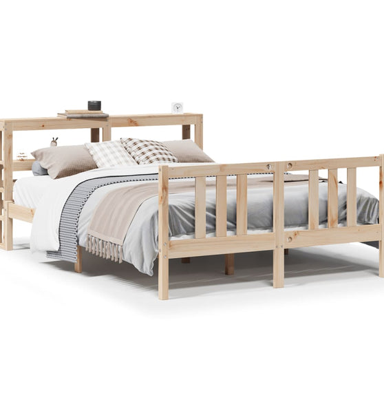 Bettgestell mit Kopfteil ohne Matratze 150x200 cm