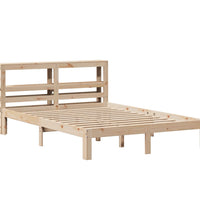 Bettgestell mit Kopfteil ohne Matratze 140x200 cm