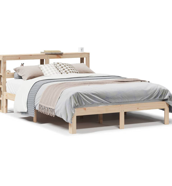 Bettgestell mit Kopfteil ohne Matratze 140x200 cm