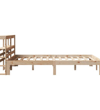 Bettgestell mit Kopfteil ohne Matratze 150x200 cm