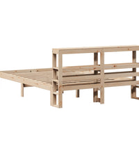 Bettgestell mit Kopfteil ohne Matratze 160x200 cm