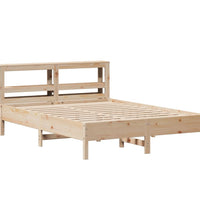 Massivholzbett ohne Matratze 150x200 cm Kiefernholz