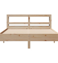 Massivholzbett ohne Matratze 150x200 cm Kiefernholz