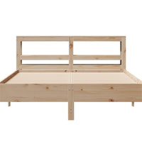 Massivholzbett ohne Matratze 140x200 cm Kiefernholz